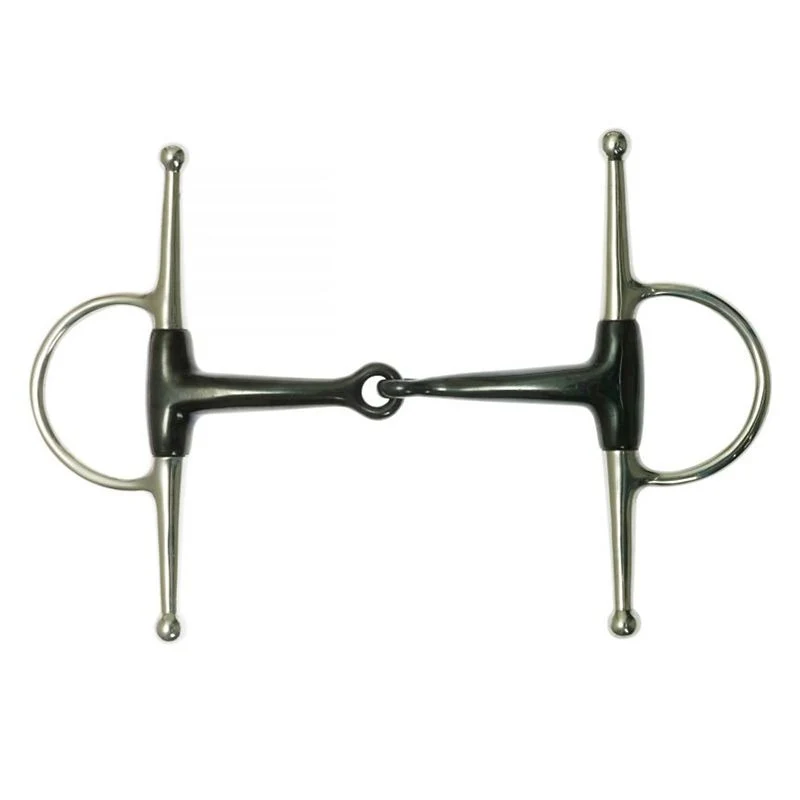 Korsteel Sweet Iron Full Cheek Snaffle Bit Stainless Steel / 5