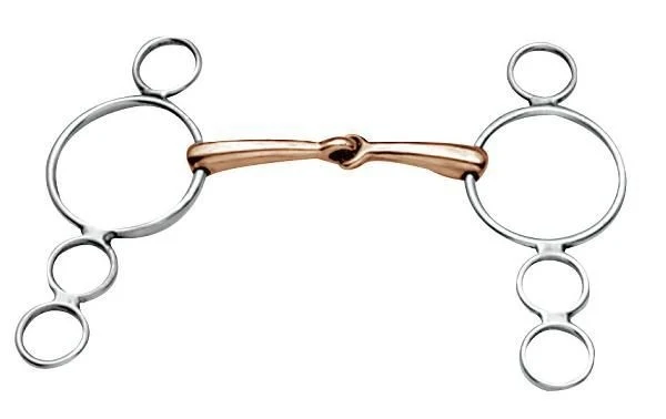 Korsteel European Elevator Copper Mouth Dutch Gag Stainless Steel / 5