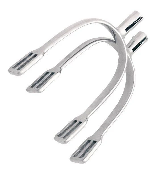 Korsteel Disc Rowel Ladies Spurs Stainless Steel / Ladies
