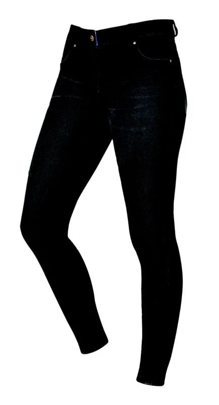 Dublin Shona Full Suede Seat Denim Breech Ash / 12/30"