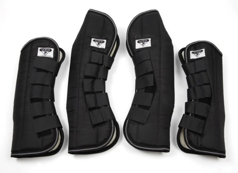 Saxon Shipping Boots Black / Cob