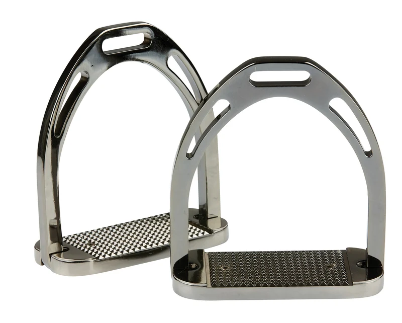 Korsteel® Aluminum Stirrups Black / 4 1/2