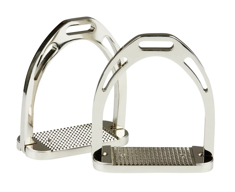 Korsteel® Aluminum Stirrups Silver / 4 1/2