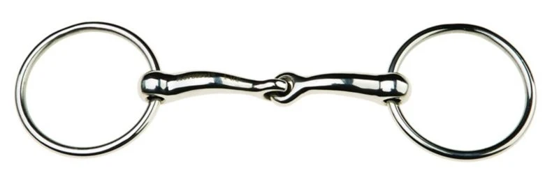 JP Korsteel Loose Ring Snaffle Bit Stainless Steel / 4 3/4