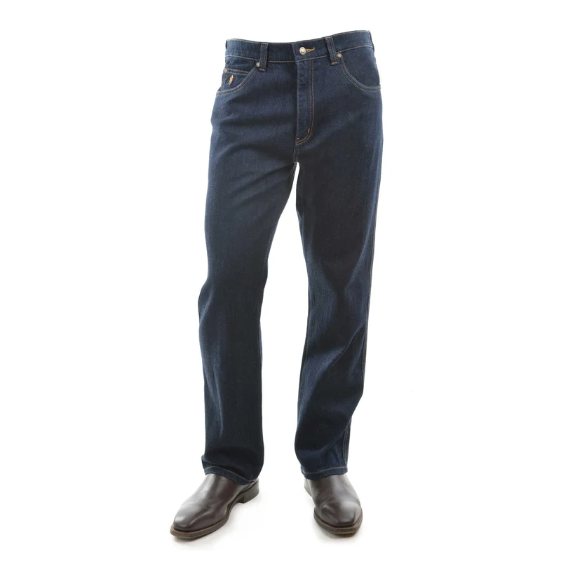Thomas Cook Mens Stretch Straight Leg Jeans (TCP1230381) Washed Indigo 31 / 30