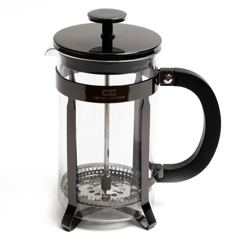 Coffee Culture 1L French Press Coffee Plunger (Black) KG Super Store
