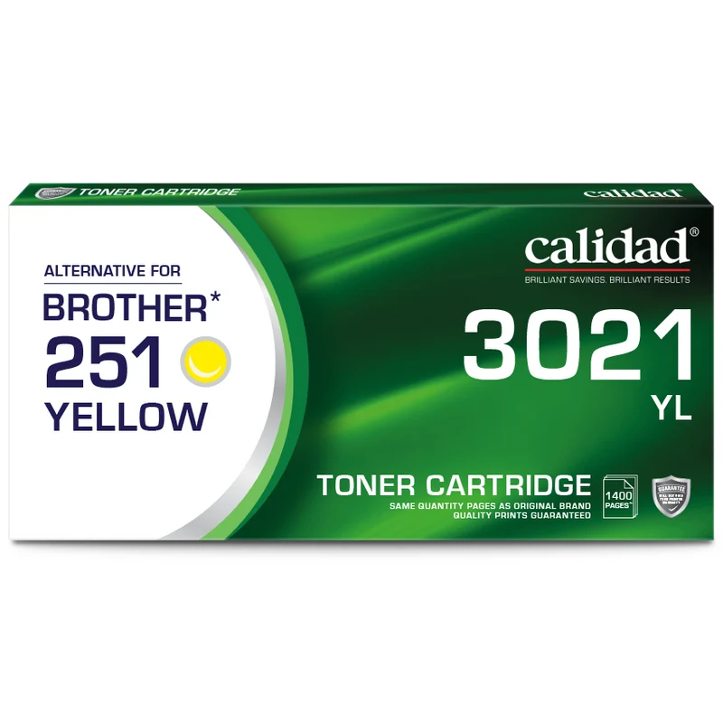 Calidad Brother TN-251 Yellow Laser Toner Cartridge Calidad