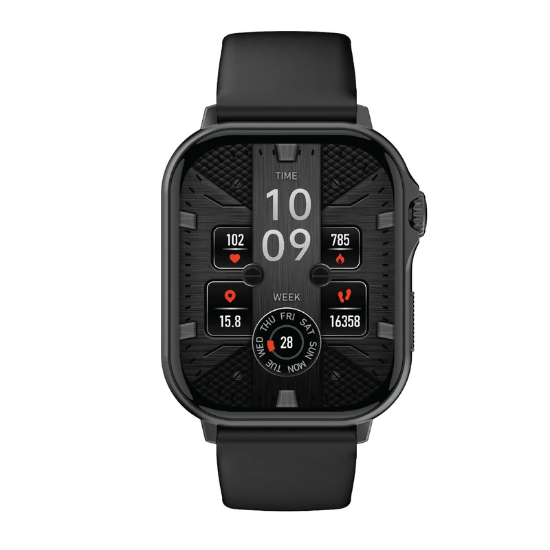V-Fitness GPS Smart Watch with 2.1 Inch AMOLED Display (Black) Laser Corporation
