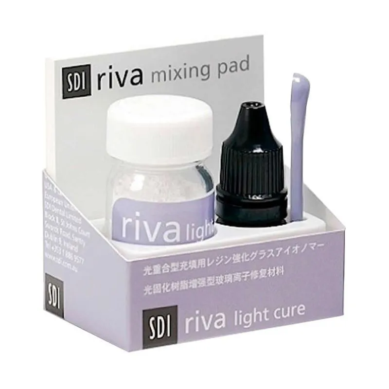 Ionomero De Vidro Riva Light Cure A2 Pó + Líquido