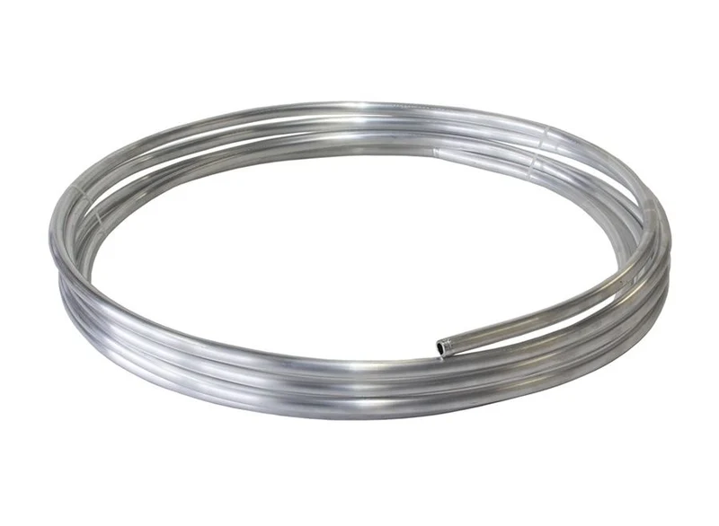 Stealth Ride Aluminium Fuel Line - 7.6m Roll 1/2" / 12.7mm / 7.6M / Silver Alloy