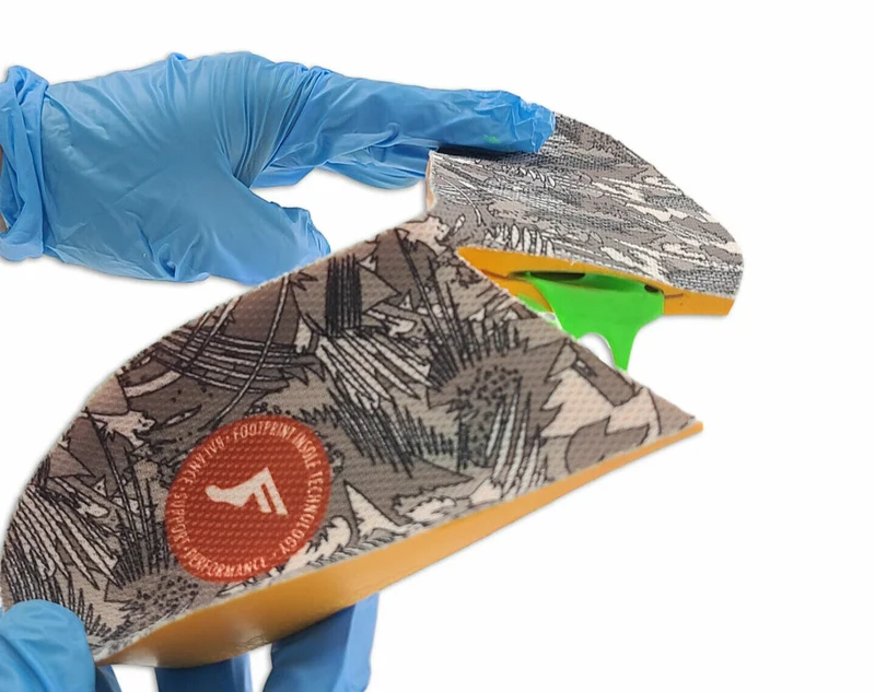 Footprint Kingfoam Orthotic Fluidx Pro Insoles - White Camo 9/9.5