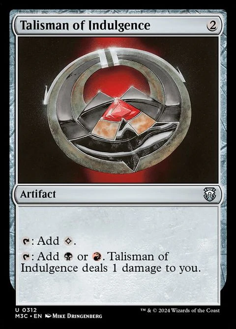 Talisman of Indulgence (312) Non-Foil / Near Mint