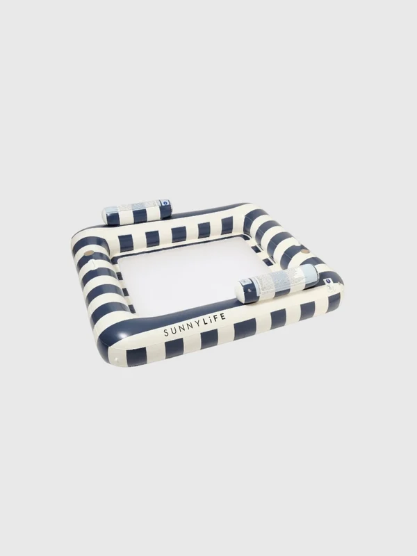 Sunnylife Deluxe Twin Hammock Float O/S / LE WEEKEND NAVY STRIPE