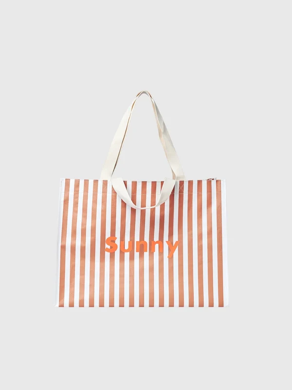 Sunnylife Carryall Beach Bag O/S / TIERRA CLAY STRIPE