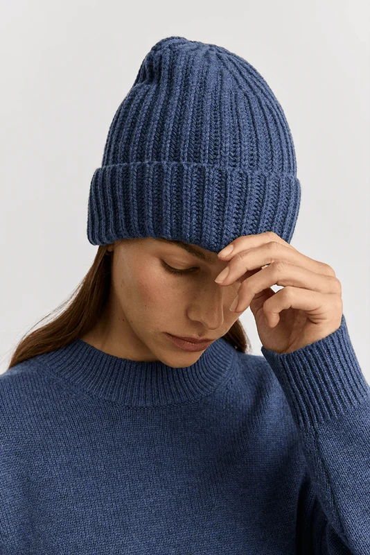 Toorallie Womens Chunky Wool Beanie - Galaxy Galaxy / OS