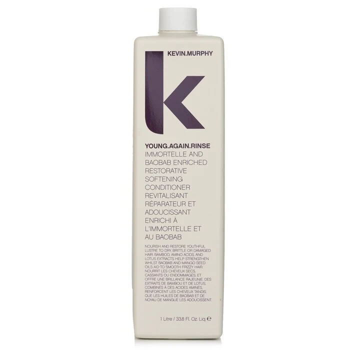 Young.again.rinse (immortelle And Baobab Infused Restorative Softening Conditioner - To Dry, Brittle Or Damaged Hair) - 1000ml/33.8oz