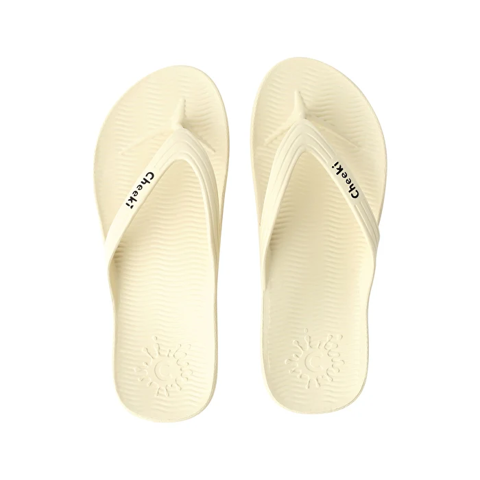 Cheeki Holdings Cheeki Thongs Arch Support Sandstone Mens Size Us12