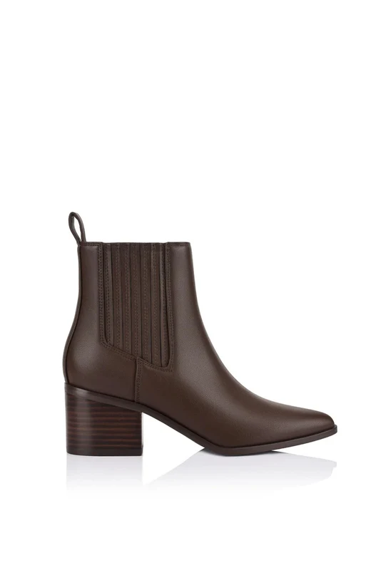 Fillipin Chelsea Ankle Boots Chocolate Brown Chocolate Brown / 39
