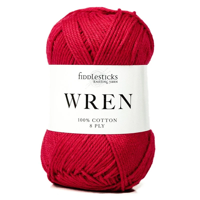 Fiddlesticks Wren 8 ply Red / OS