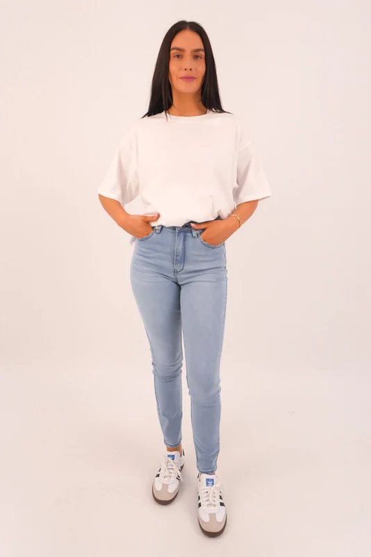 The Vice High Skinny Jean Clean Indigo AU 12