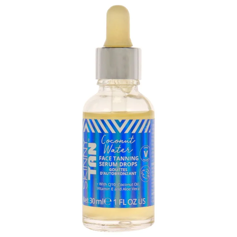 Gotas De Bronzeamento Facial De Água De Coco Da Skinny Tan Para Mulher