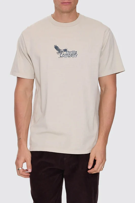 Between Chaos & Calm Merch Fit Tee Oatmeal L