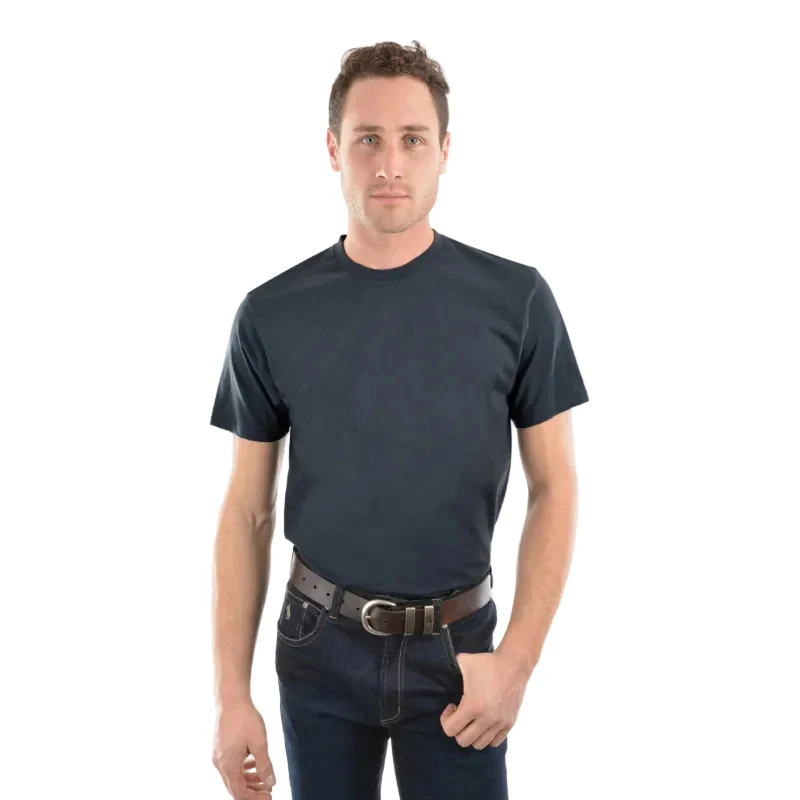 Thomas Cook Mens Classic Fit S/S Tee (TCP1514051) Gunmetal Grey L
