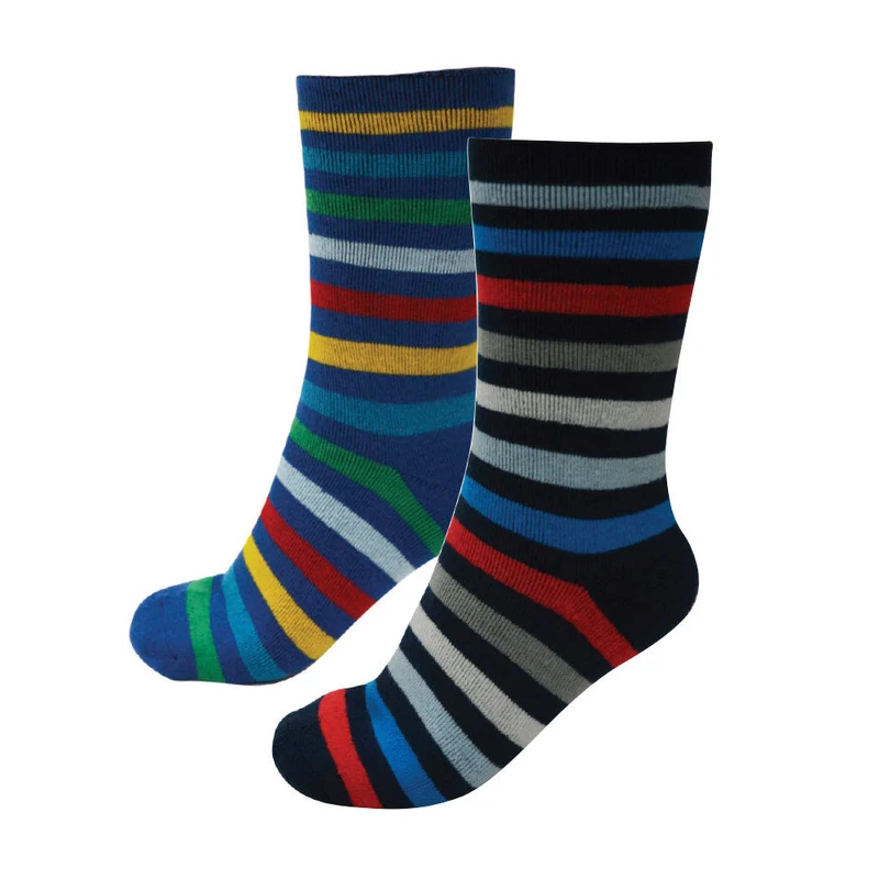 Thomas Cook Thermal Socks 2 Pack (TCP1992SOC) Blue/Dark Navy 2-7