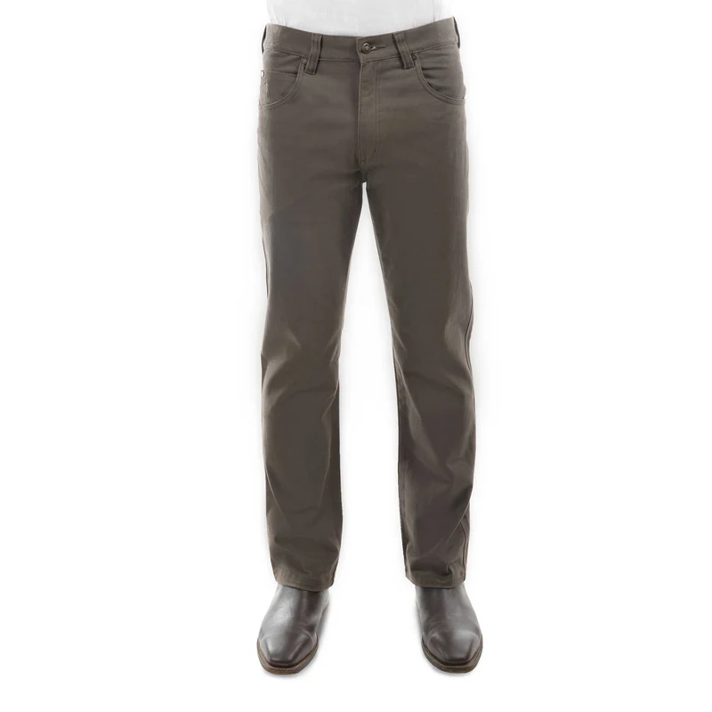 Thomas Cook Mens Tailored Moleskin Jeans (TCP1225007) Greystone 30 / 32