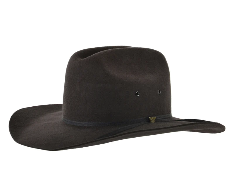 Pure Western Childrens Cyclone Hat (PCP3932002) Dark Brown 54