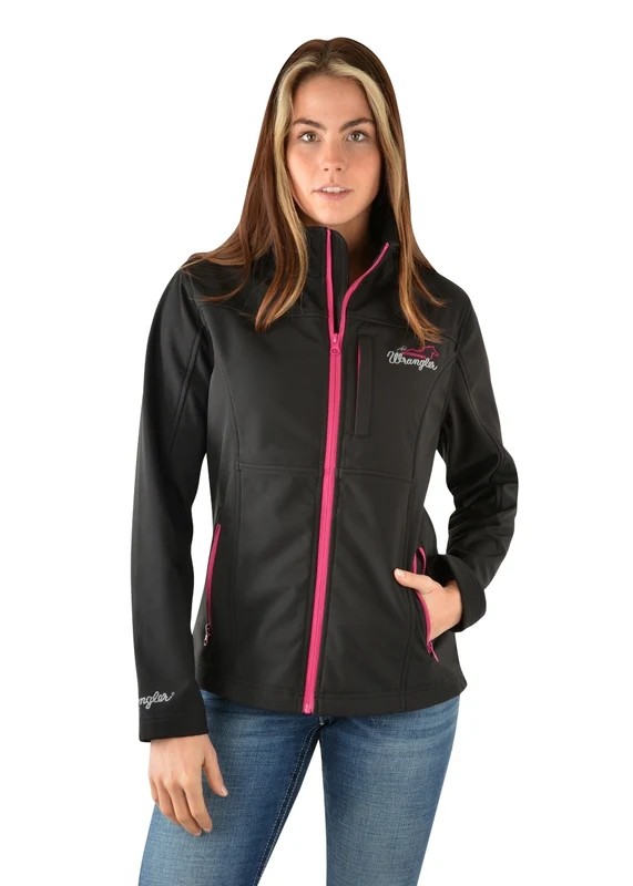 Wrangler Womens Softshell Jacket (XCP2783900) Black XS