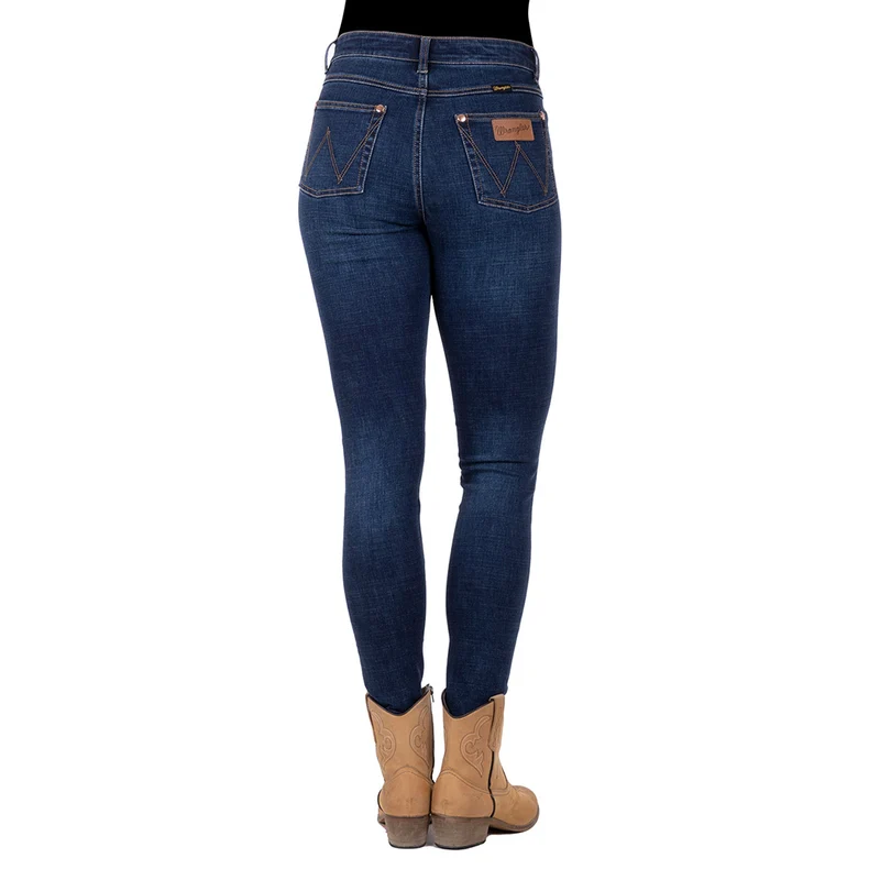 Wrangler Womens Sierra Skinny Jeans (XCP2238861) Old Indigo 3 US / 8 AUS