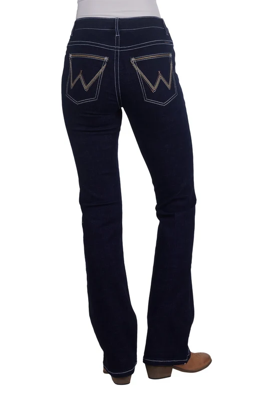 Wrangler Womens Amber Willow Jeans (XCP2251111) Dark Dynasty 13 US / 18 AUS
