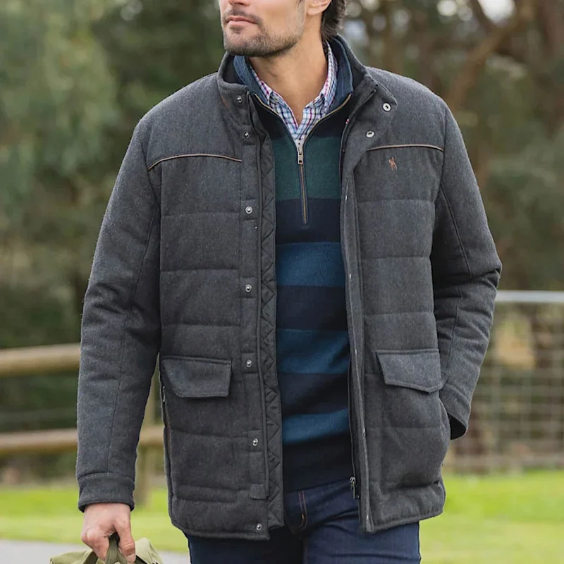 Thomas Cook Men's Strathford Jacket - Charcoal Marle 3XL