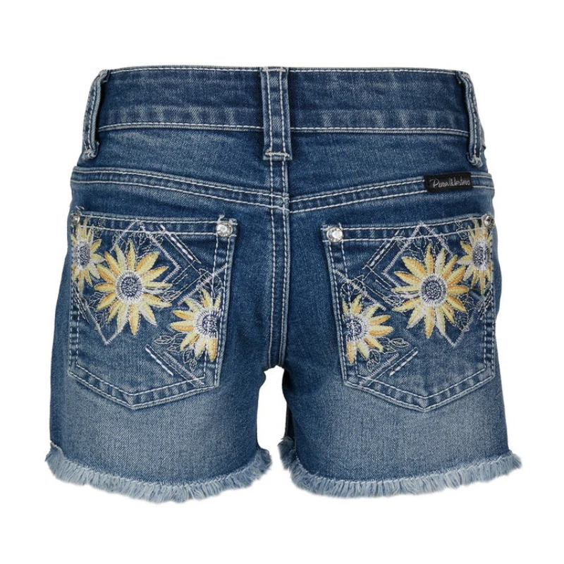 Pure Western Girls Peyton Shorts (PCP5305853) Retro Blue 2