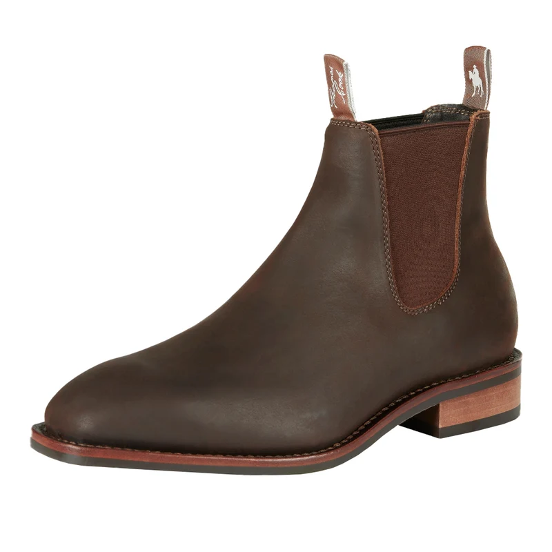 Thomas Cook Mens Trentham Cushion Tech Boots (TCP18193) Oiled Crazy Horse 7.5 / EEE