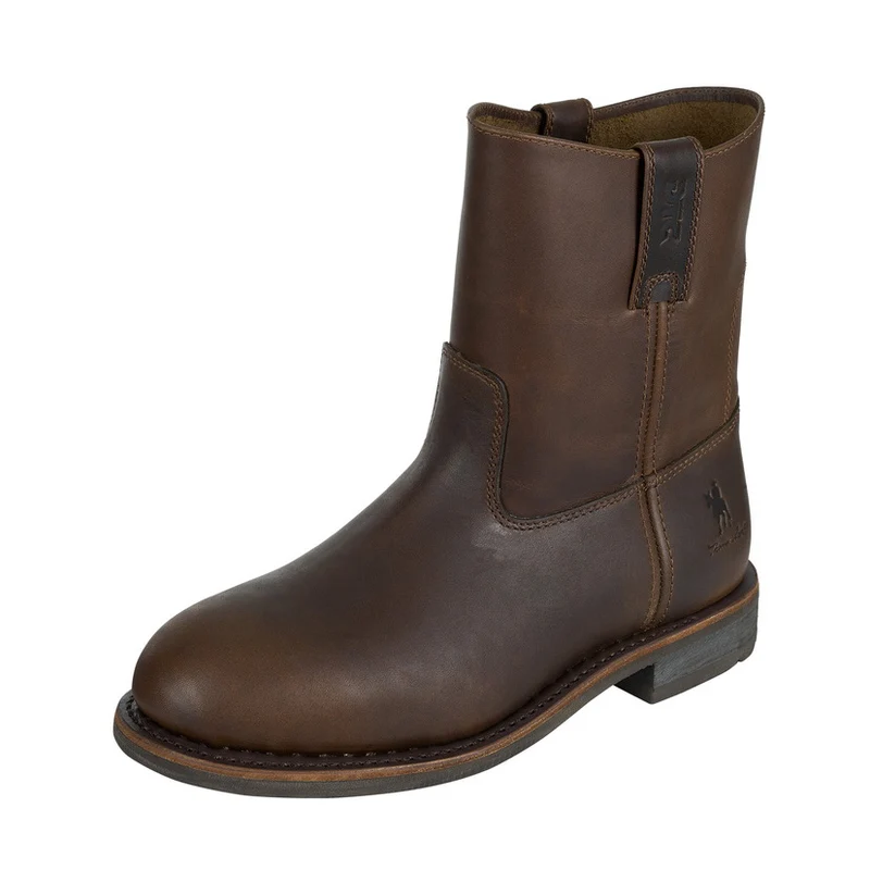 Thomas Cook Mens Duramax DTC Trucker Boots (TCP18246) Oily Brown 8.5 (AUS/UK)