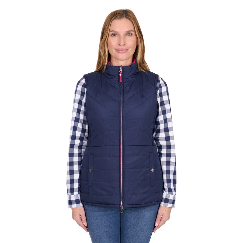 Thomas Cook Womens Mayfield Reversible Vest (T6W2620056) Hot Pink/Navy [SD] M