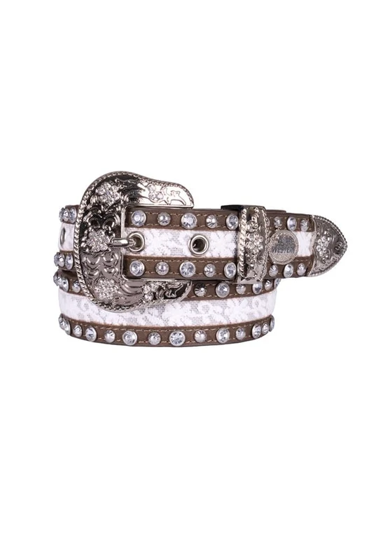 Pure Western Kids Elaine Belt Chocolate / L