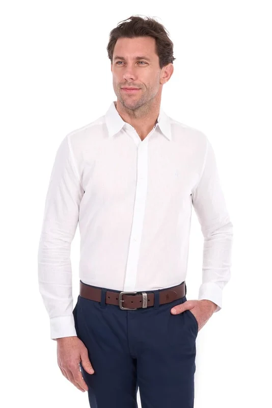 Thomas Cook Mens TC Linen Shirt White / 3XL