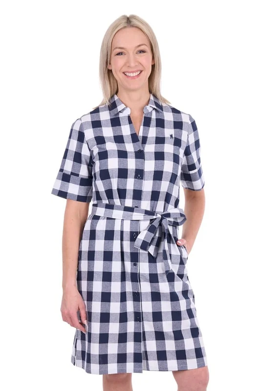 Thomas Cook Womens Victoria Shirt Dress Navy/White / 18