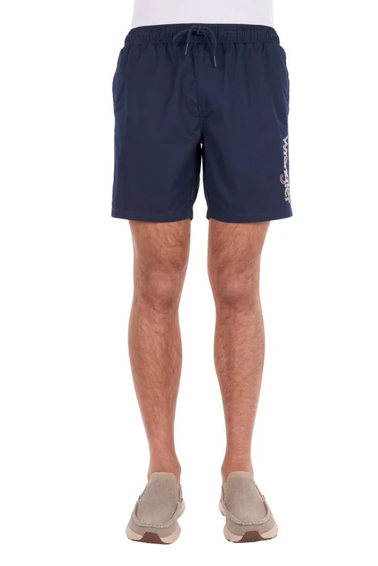 Wrangler Mens Gerry Boardshort Navy/Tan / 4XL