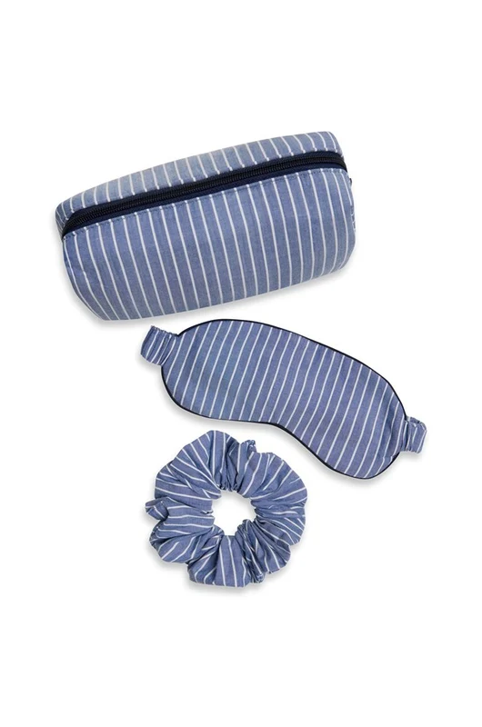 Contare Women’s Refined Cotton Gift Set - Denim Stripes Denim Stripes / One Size