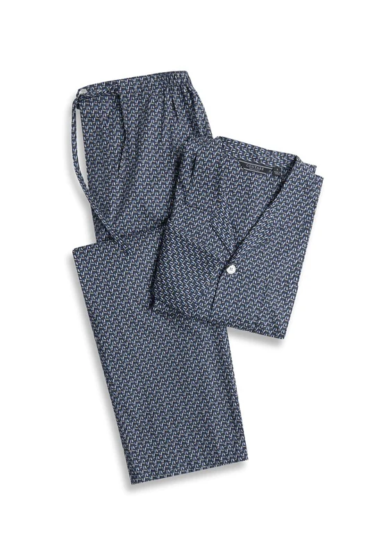 Contare Men's Contemporary Cotton Long Sleeve Set- Nightfall Nightfall / 6XL