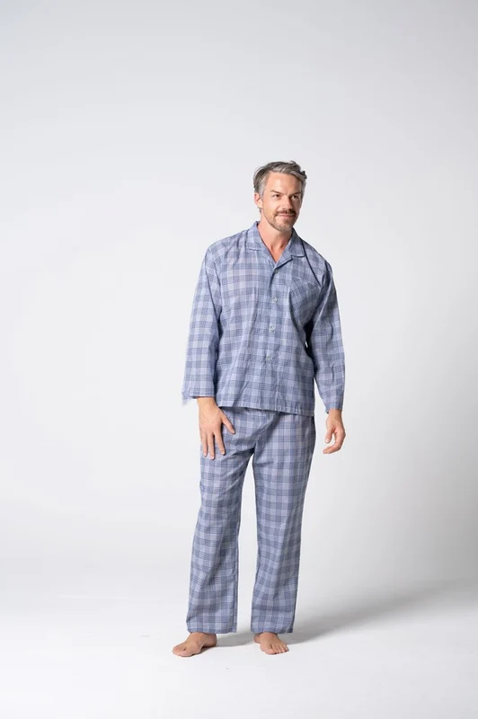 Lynx Mens Summer Long Sleeve Set - Harrington Check Harrington Check / L