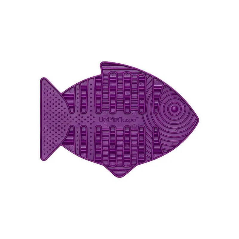 Tapete De Lamber Para Gato Lickimat Casper Roxo