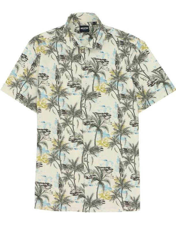 Daniel Hechter Mens Bulla Short Sleeve Print Shirt Bulla / L