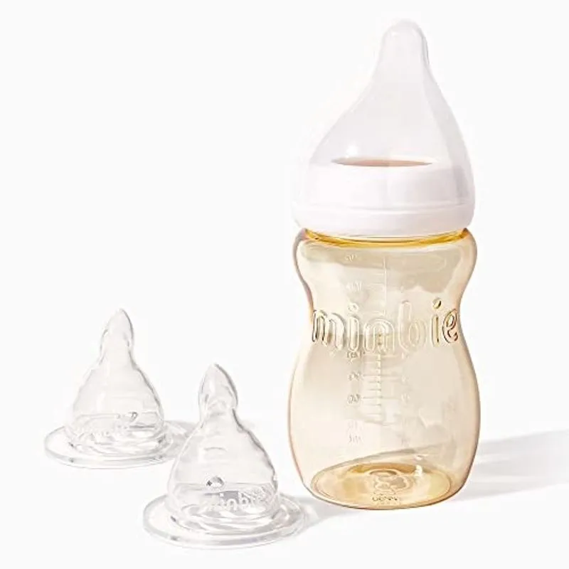 Minbie recém-nascido Breastfeeding Baby Bottle - Anti Colic & Reflux, bpa ppsu Livre