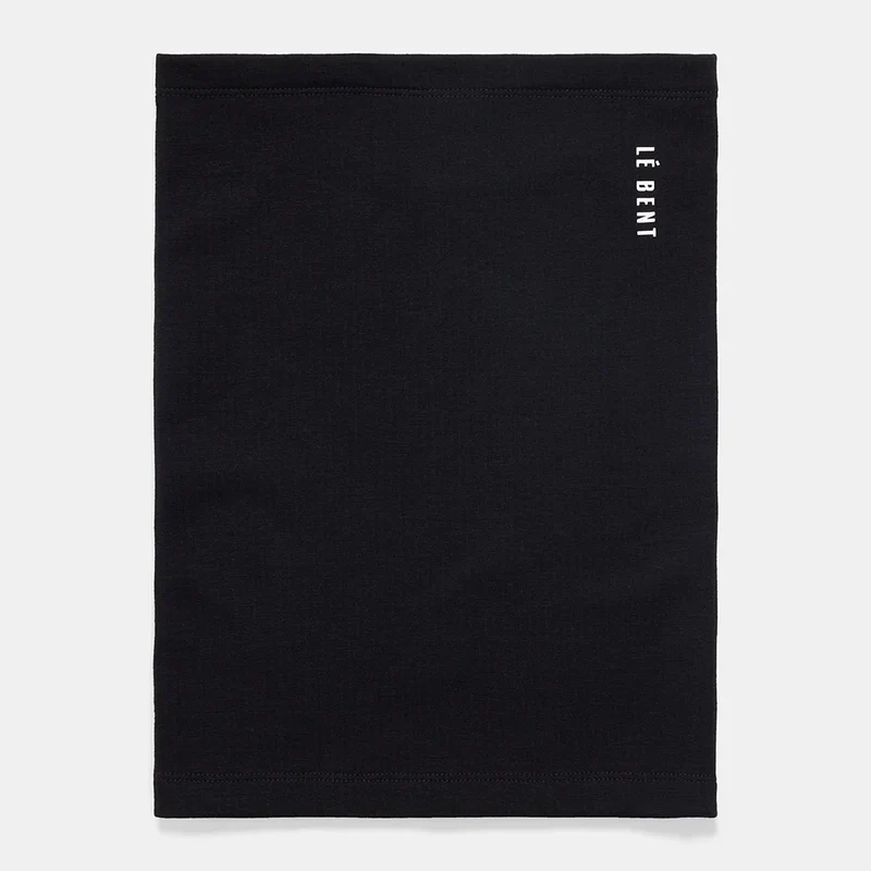 Le Bent Kid's Heavyweight Grid Fleece Neck Gaiter Black / One Size / Kid's