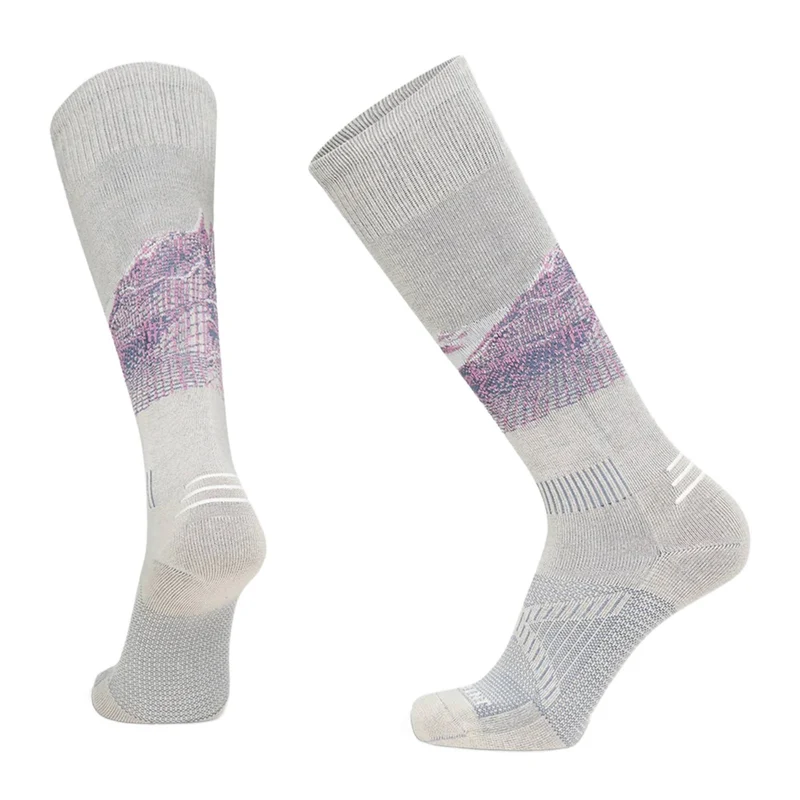 Le Bent Elyse Saugstad Pro Series Zero Cushion Womens Sock Silver Lining / S